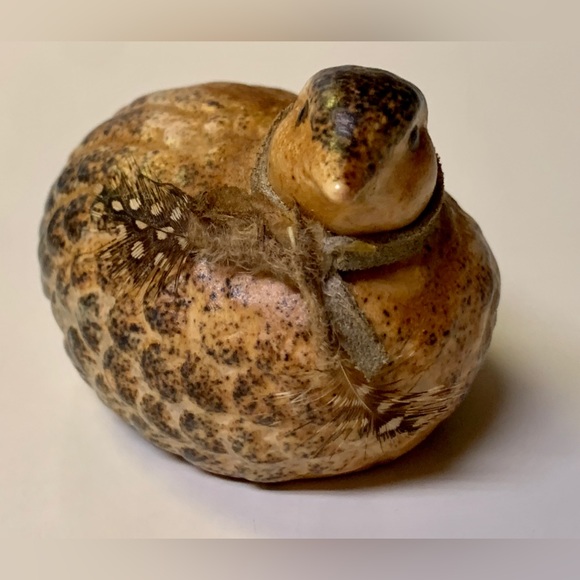 Mid Century Vintage Hand Painted Ceramic Quail Bird Figurine - Picture 10 of 16